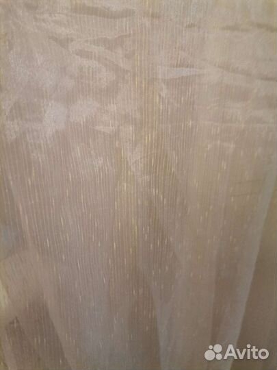 Шторы и тюль в комплекте бу