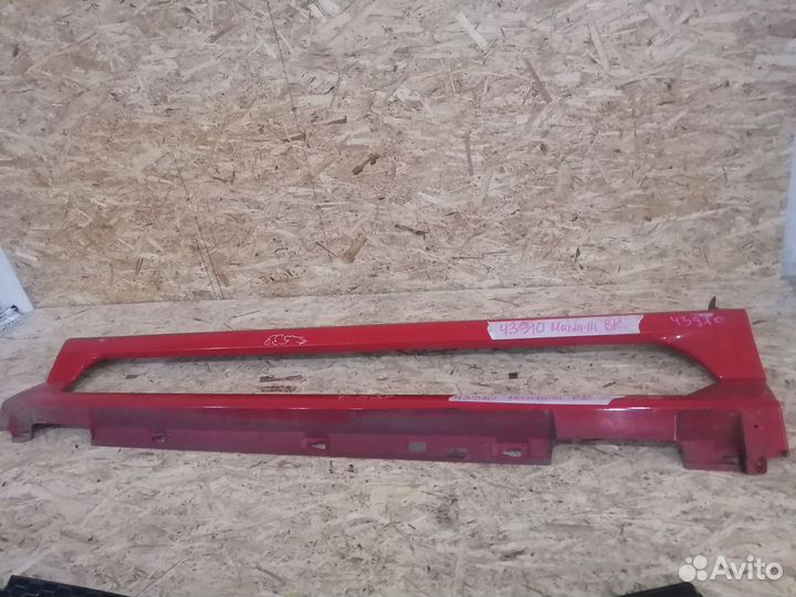 Пороги наружные Mazda 3 BK декоративные комплект