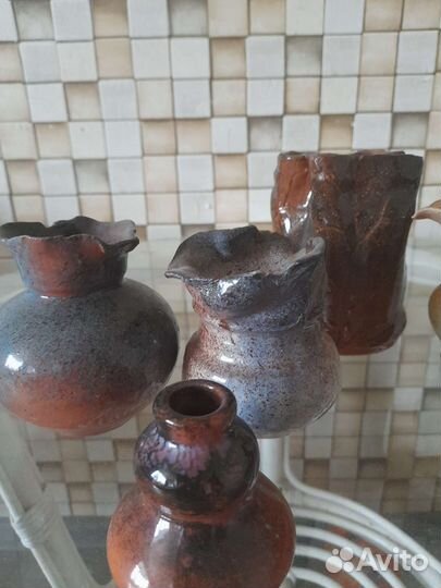 Керамические вазочки ручная работа
