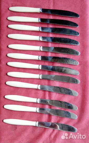 Ножи столовые СССР, подарочный набор