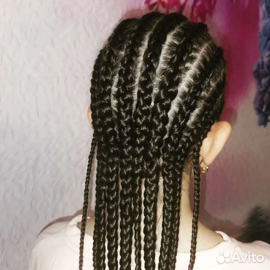 Брейды из своих волос