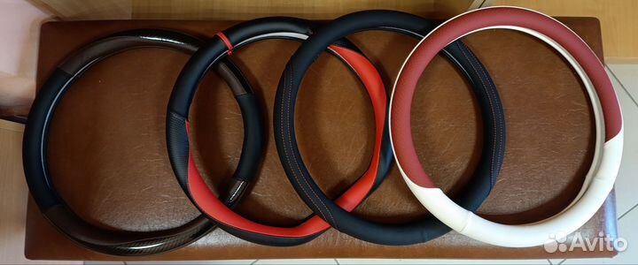 Оплетка на руль, чехлы на руль (много)