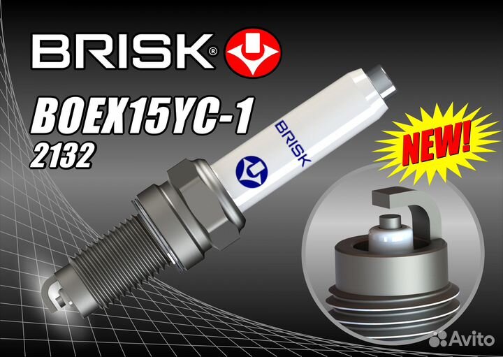 Свечи зажигания brisk для skoda, Volkswagen