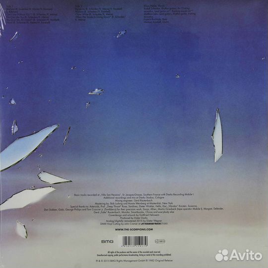 Виниловая пластинка Scorpions blackout (50TH anniv