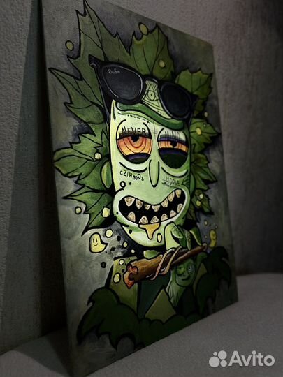 Картина акрилом на холсте