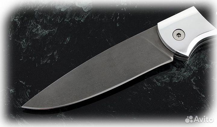 Складной нож Ворон, сталь Х12мф, рукоять накладки