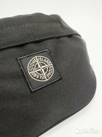 Сумка бананка через плечо поясная Stone Island