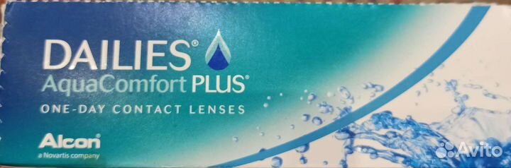 Линзы контактные однодневные - 1.25
