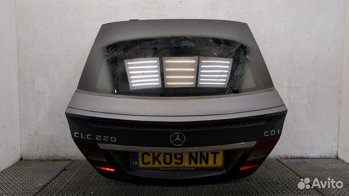 Подсветка номера Mercedes CLC, 2009