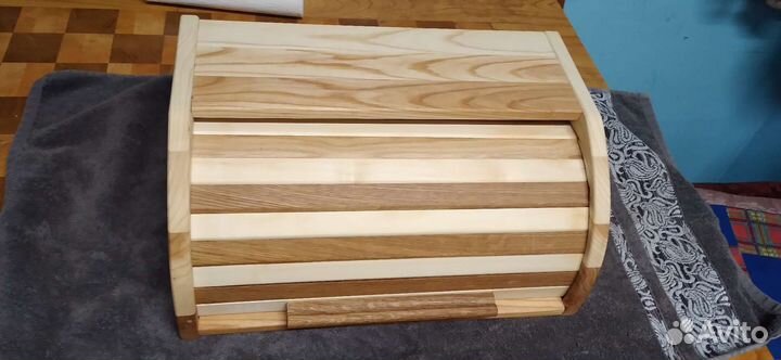 Хлебница из натурального дерева