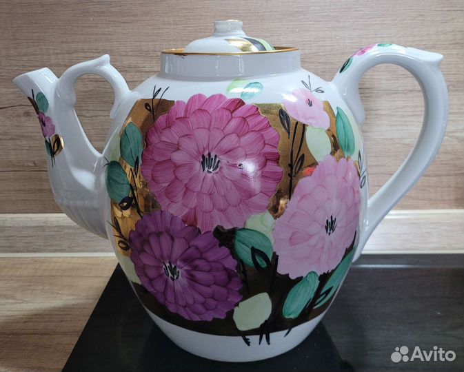 Чайник Дулево фарфоровый СССР