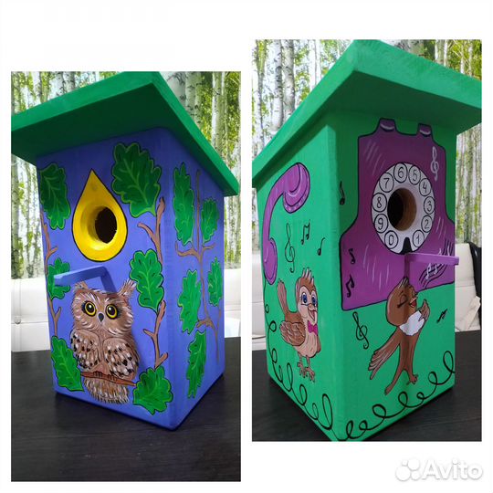 Скворечник, Синичник,Кормушка для птиц