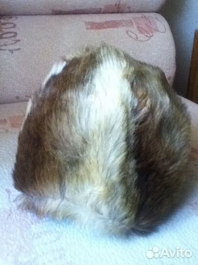 Женская меховая шапка винтаж