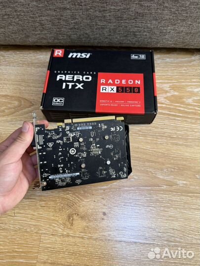 RX 550 4GB Msi Aero ITX