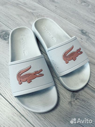 Шлепанцы Lacoste 38 оригинальные