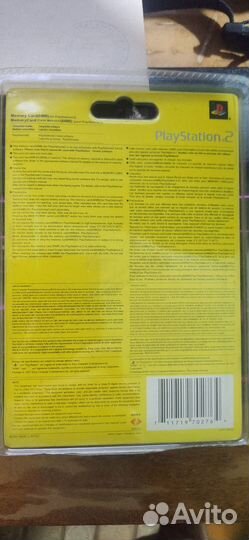 Memory card 2 карта памяти для PS2 Playstation 2