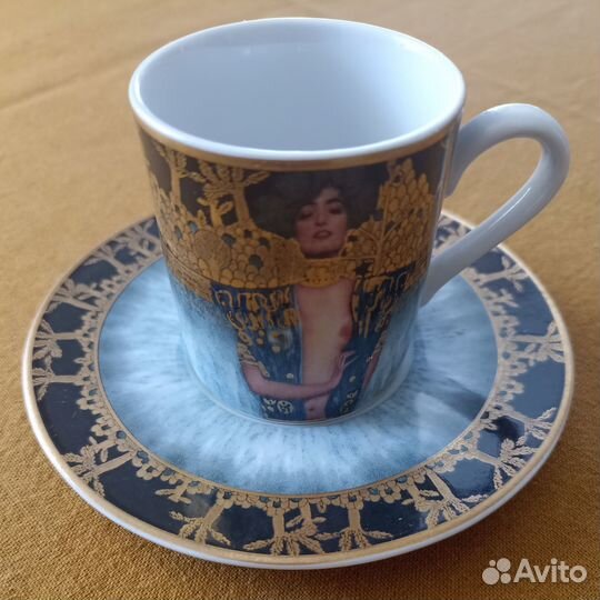 Коллекционная кофейная пара Goebel (Густав Климт)