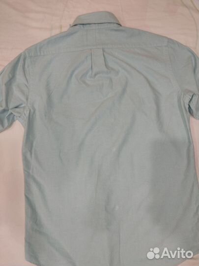 Рубашка polo ralph lauren голубая