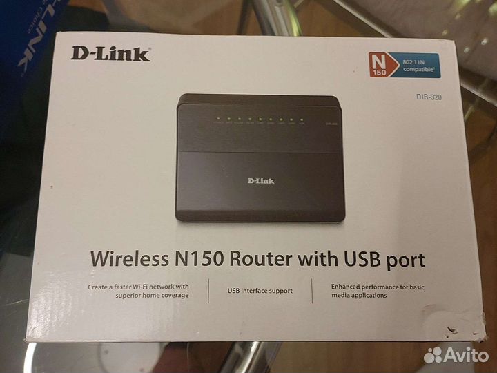WI-Fi роутер D-Link N150 with USB port