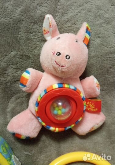 Игрушки погремушки пакетом