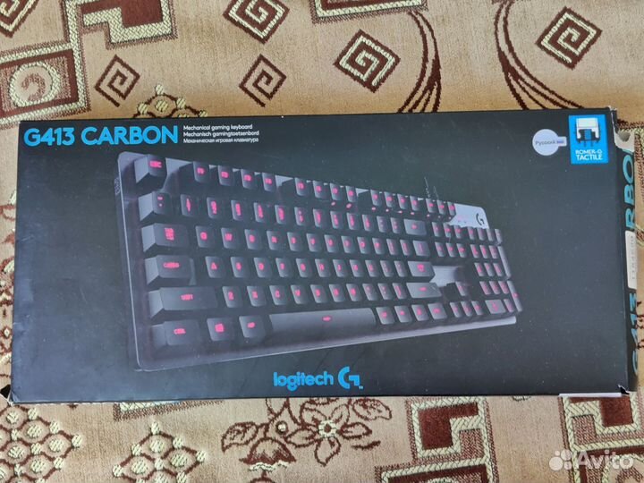 Механическая клавиатура logitech g413 carbon