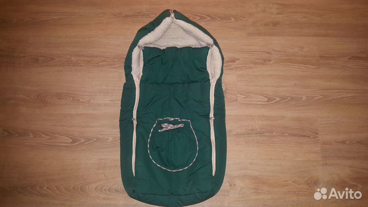 Конверт в коляску на овчине