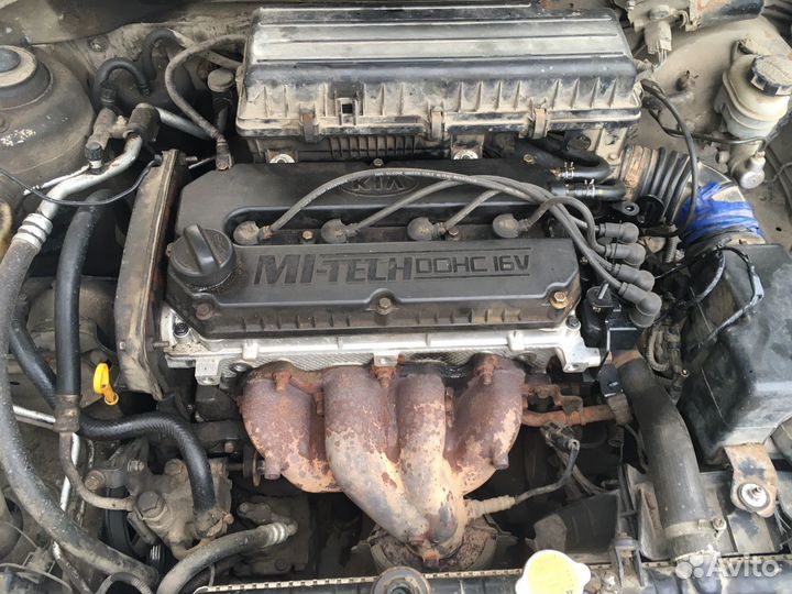 В разборе Kia Rio 1 2004 года 1.5 МКПП