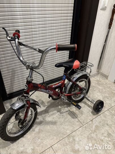Детский велосипед четырехколесный