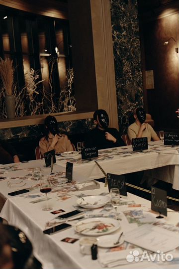 Настольная игра мафия с масками