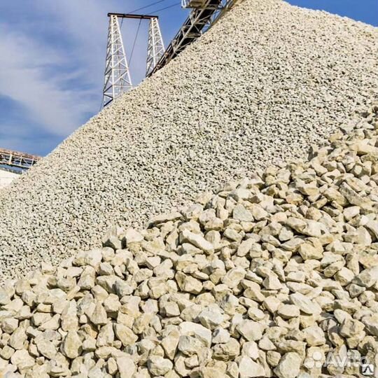 Щебень. Пгс. Опгс. Гравий с доставкой