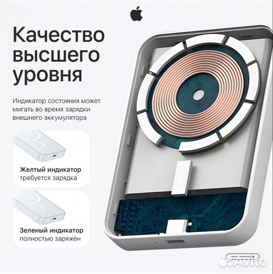 Внешний повербанк Apple MagSafe Battery Pack