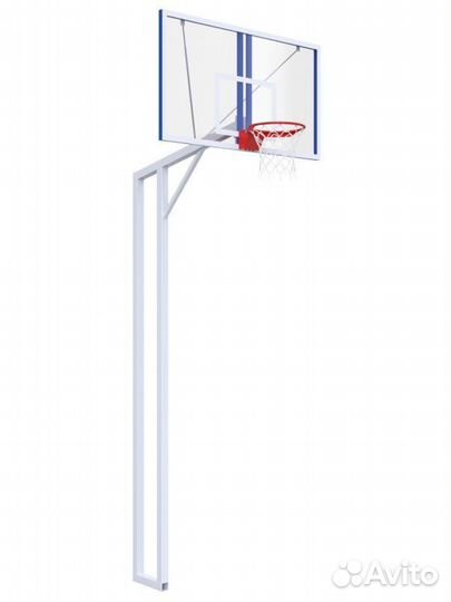 Стойка двухопорная с профессиональным щитом из ор