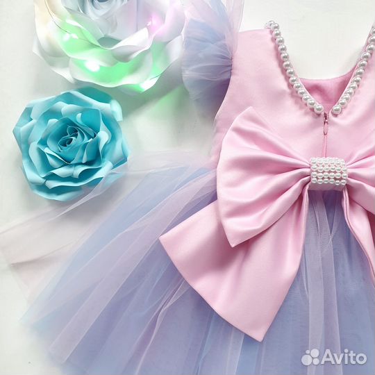 Пошив нарядное пышное детское платье