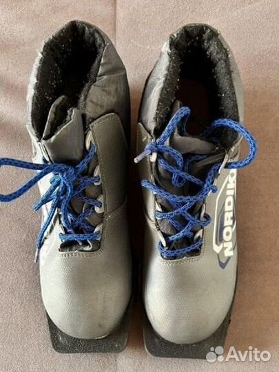 Лыжи беговые с палками и ботинками 39 в прокат