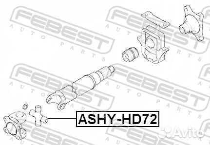 Febest ashyhd72 Крестовина кард.вала hyundai HD-72/78 2004