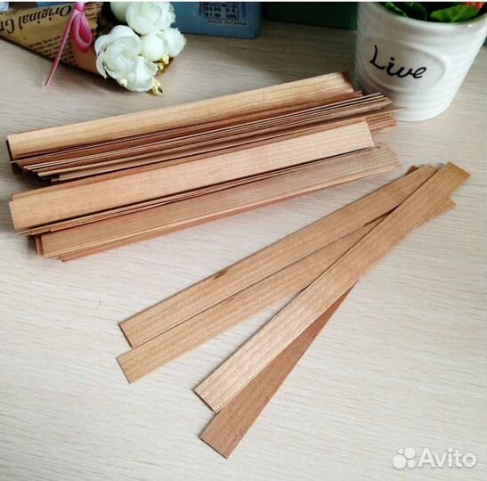 Фитили для свечей набор 100 шт с держателем