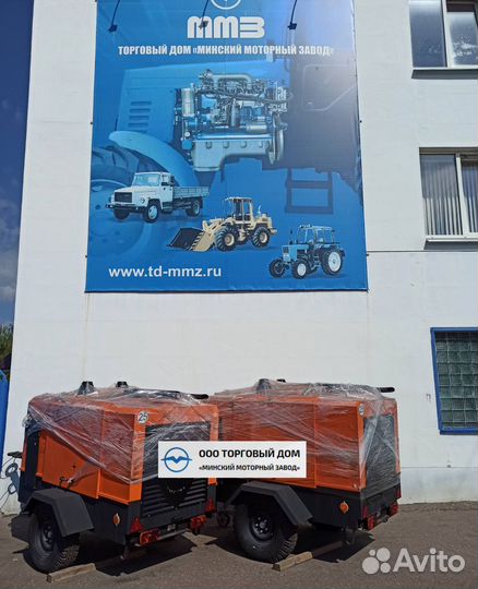 Компрессор винтовой дизельный ммз-пв6/0,7Р3