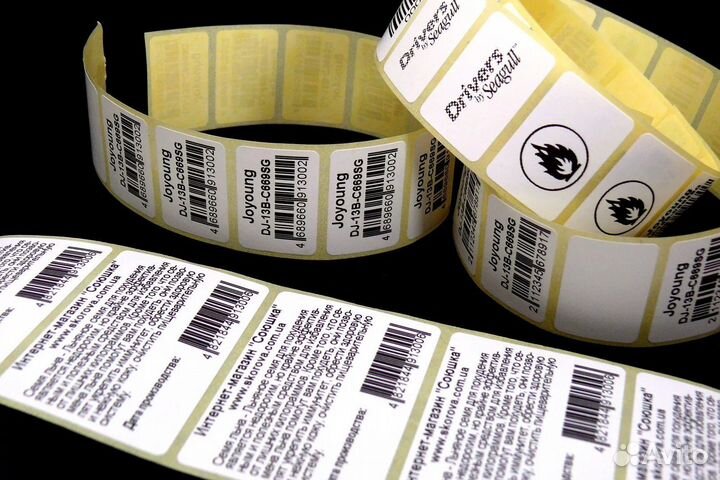 Этикетки 58х40 для WB, 500 этикеток в ролике