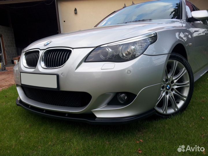 Накладка на бампер BMW 5 E60, E61 (03-10) MD V1