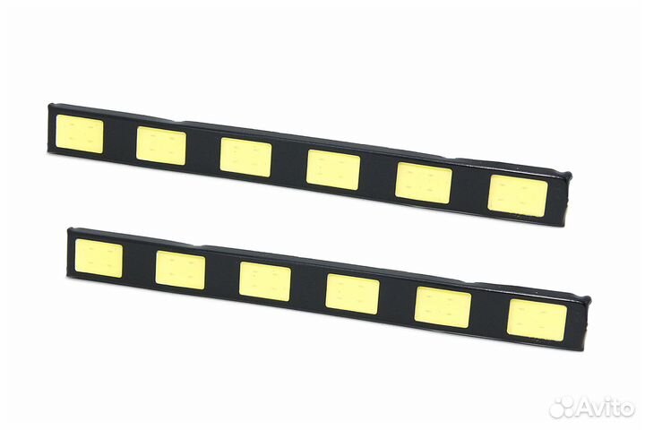 Ходовые огни DRL монолит 5 плат, белые