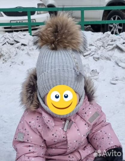 Комплект зимний детский(шапка и снуд)
