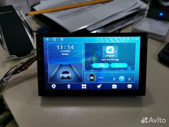 Магнитола 7 дюймов процессорная на приора 2 и др