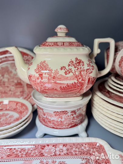 Чайный сервиз Rusticana Villeroy & Boch красная