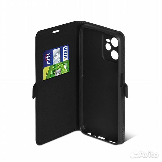 Чехол с флипом для Realme C35 DF (black)