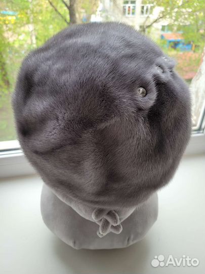 Берет норковый мягкий