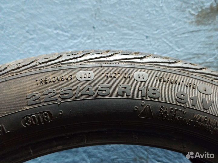 Continental ContiProContact 225/45 R18 91V