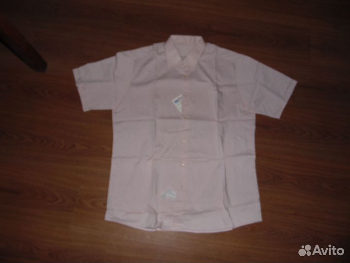 Рубашка с коротким рукавом СССР 80-е гг., Р. 170-1