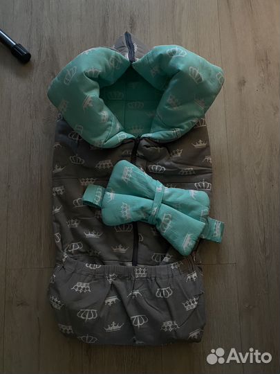 Конверт одеяло на выписку зима