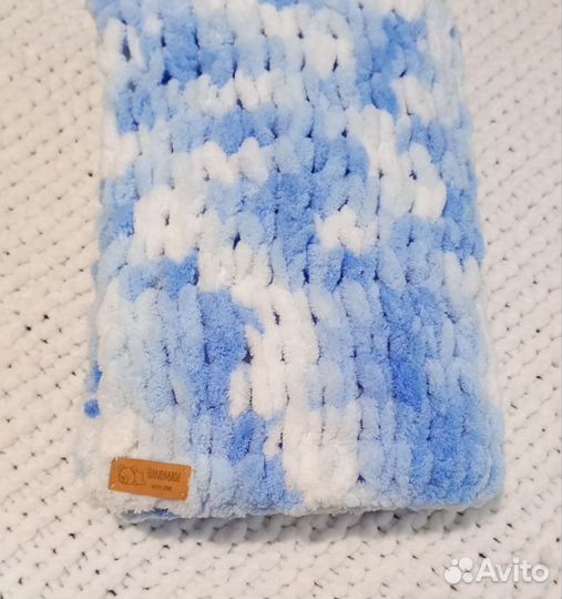 Плед детский вязаный ализе плюше