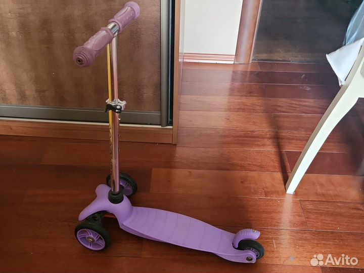 Самокат детский трехколесный бу